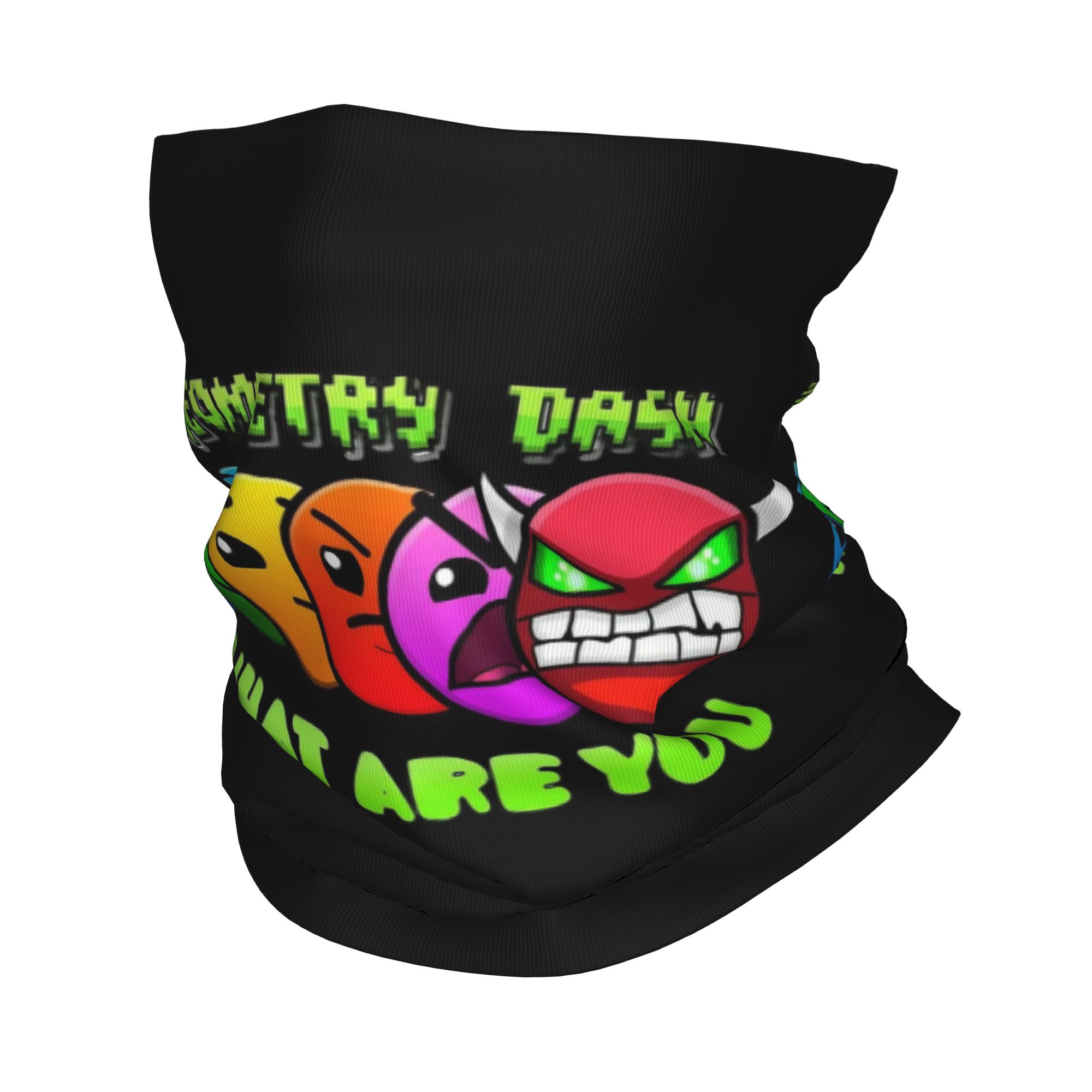 Women Fashion Video - Geometric Dash Video Game Games Bandana