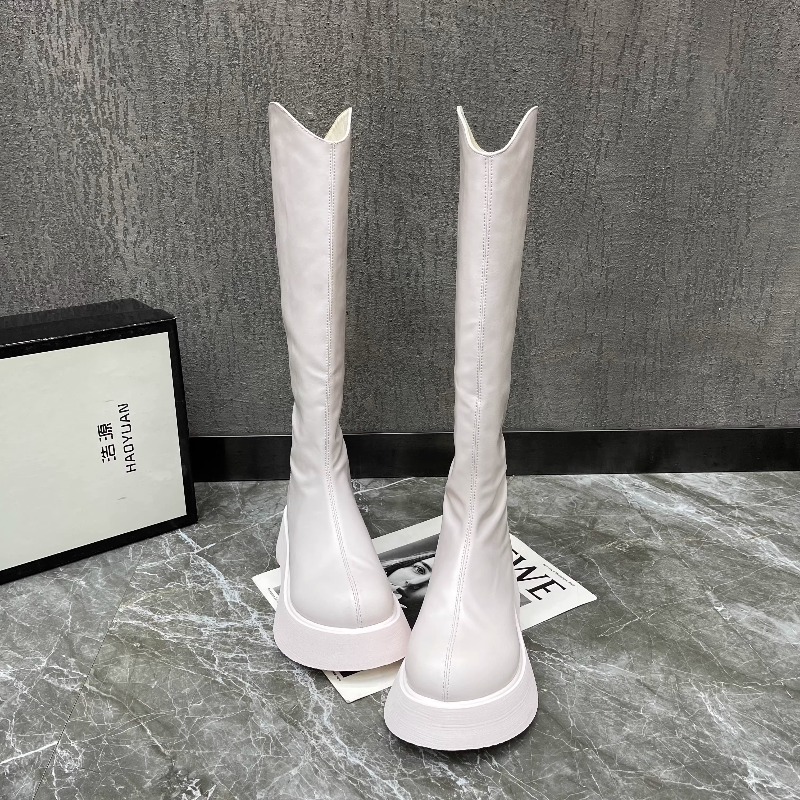 Women Fashion Trend 2025 - Women's New Simple Solid Color Platform