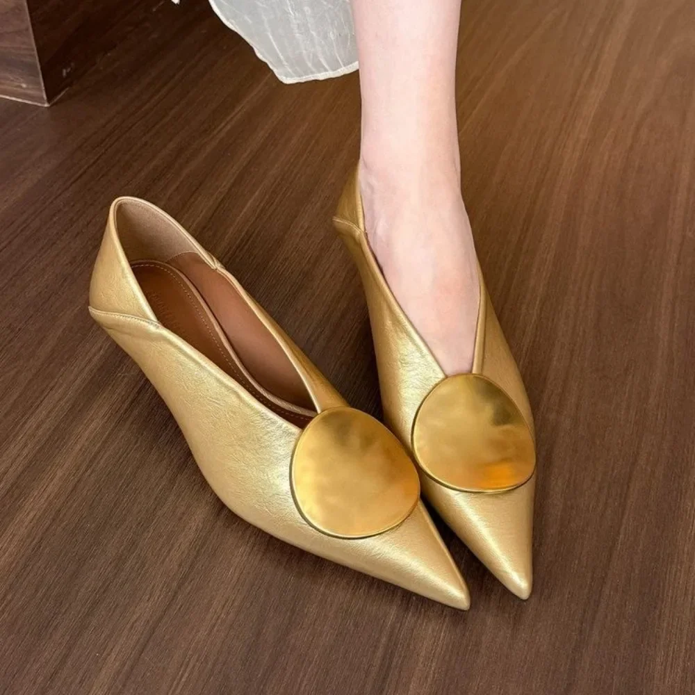 Women Fashion Designers - Luxury Women Heeled Shoes Pointed Toe