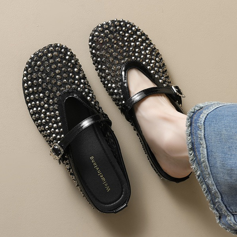 Women Fashion Brand - Mesh Rhinestone Brand Slippers Women Summer