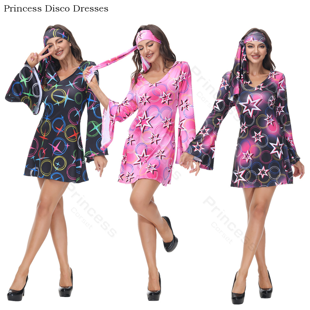 Women'S Fashion From The 70S - 70s Costume Disco Dresses for Women