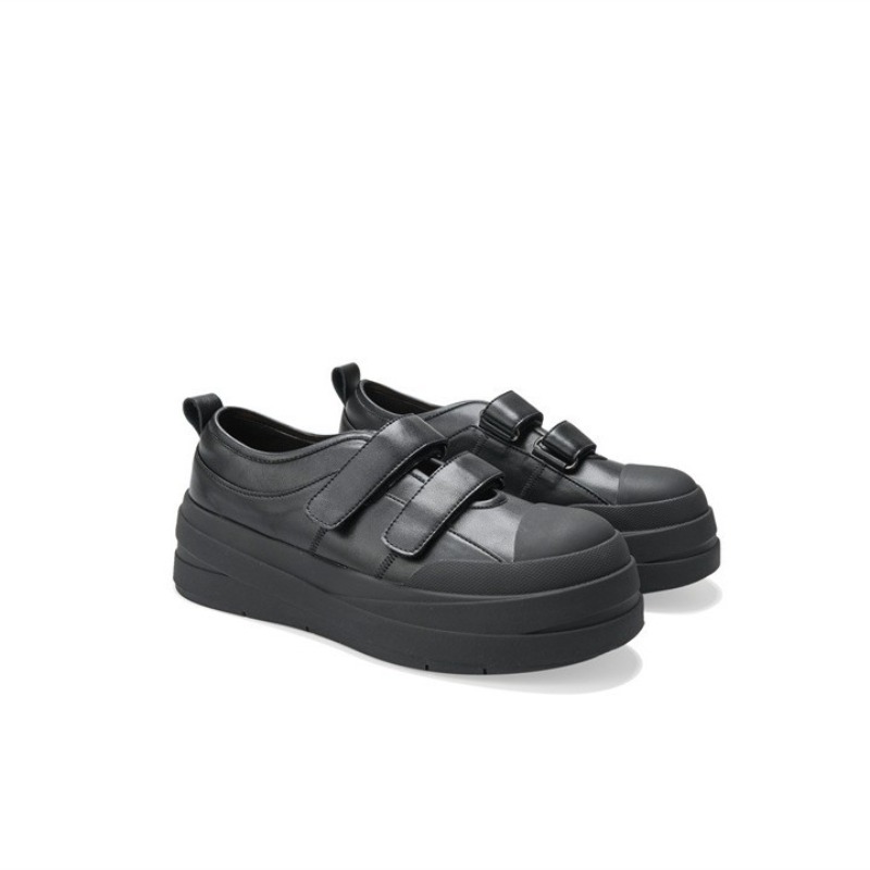 Women'S Fashion Velcro Sneakers - Women's Hollow Breathable Thick-soled Velcro Cookie