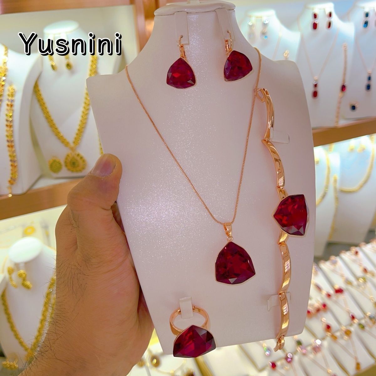Women'S Fashion Rings Gold - New UK 24K Gold Plated Necklace