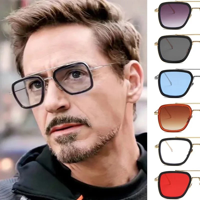 Women'S Fashion Eyewear - Steam Punk Tony Stark Sunglasses Men