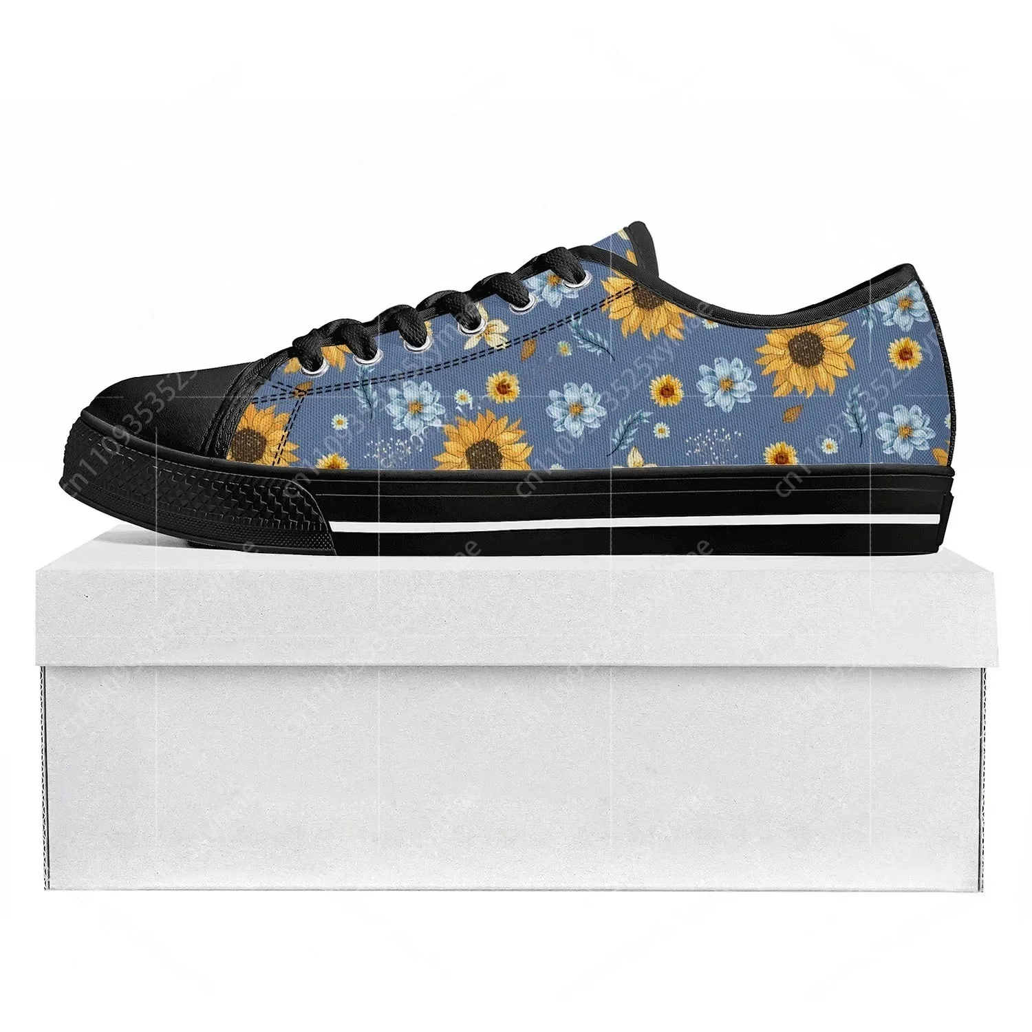 Sunflower Yellow Flower Low To - Women'S Yellow Fashion Sneakers 评论和价格
