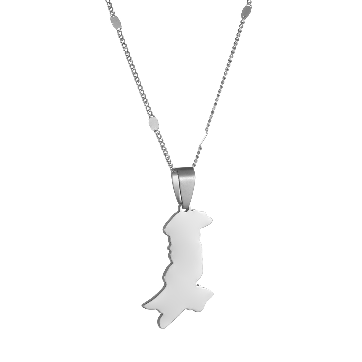 Pakistan Map & Flag Pendant Ne - Women Fashion Pakistan 评论和价格
