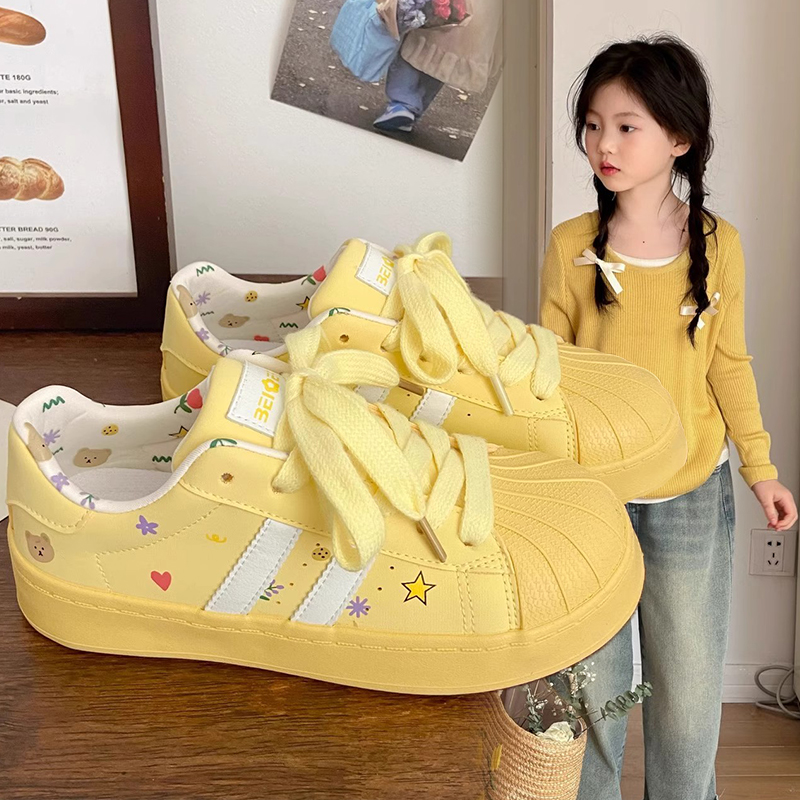 Children's Sports Shoes 2025 A - Women'S Yellow Fashion Sneakers 评论和价格