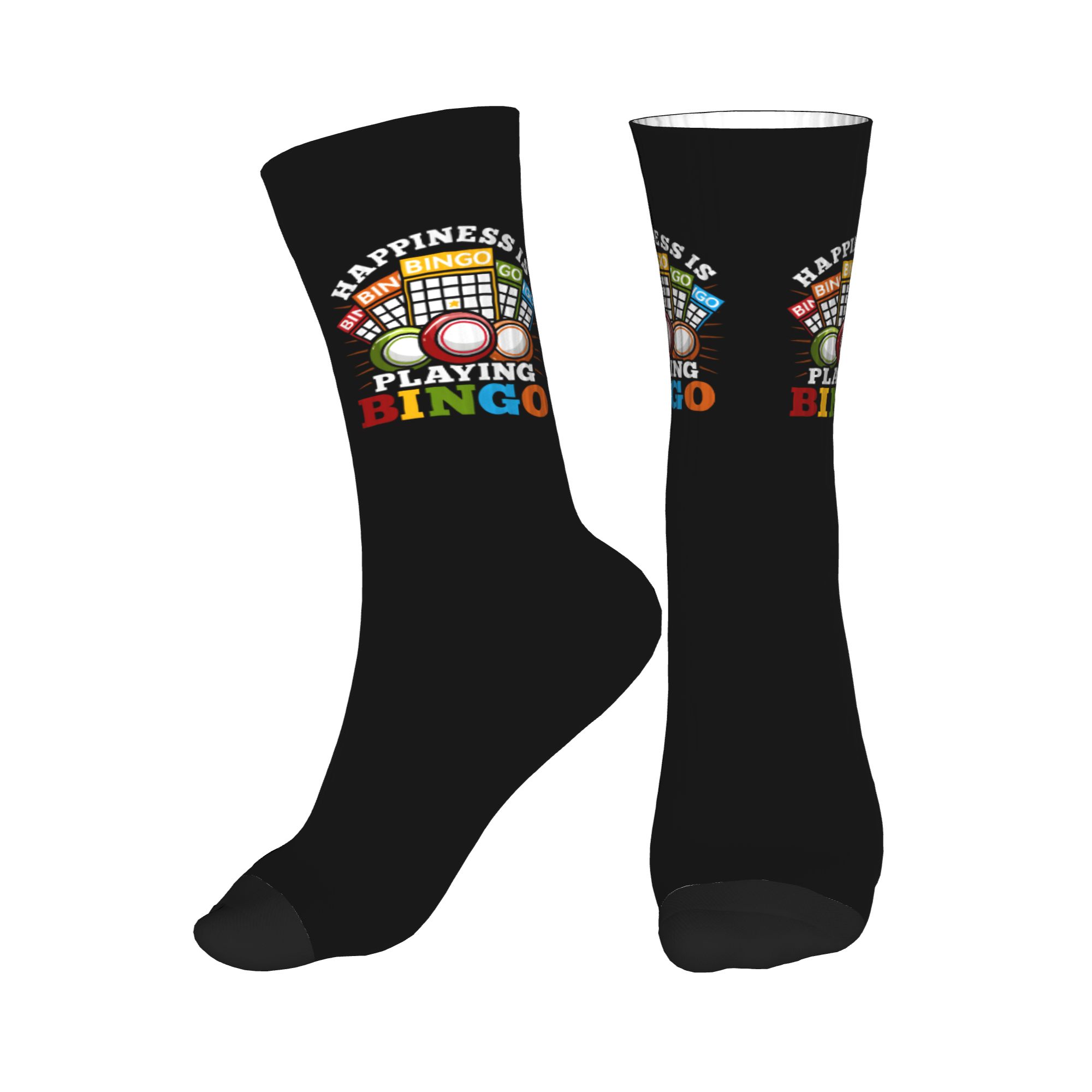 Hot Game Bingo Dress Socks Men - Women Fashion Youtube 评论和价格