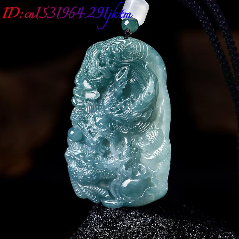 Natural Burmese Jadeite Dragon - Women Fashion Designers 评论和价格