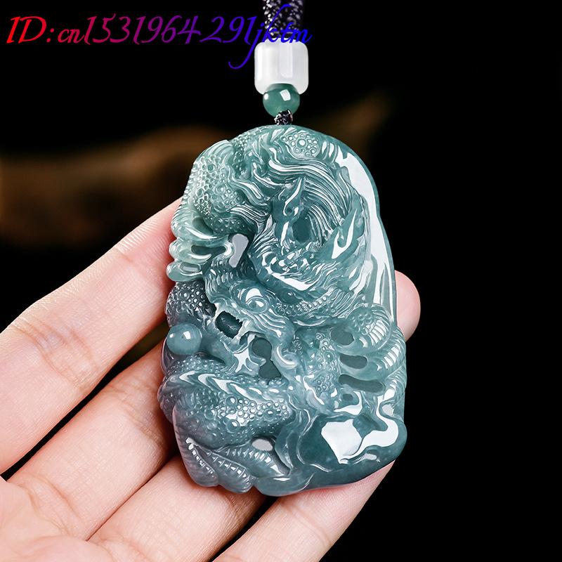 Natural Burmese Jadeite Dragon - Women Fashion Designers 评论和价格