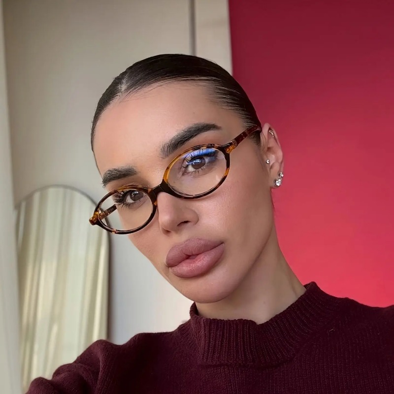 Vintage Oval Sunglasses Women  - Women'S Fashion Eyewear 评论和价格