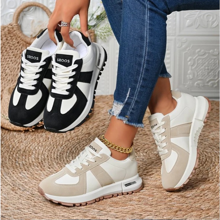 Fashion Striped Women's Lightw - Women'S Yellow Fashion Sneakers 评论和价格