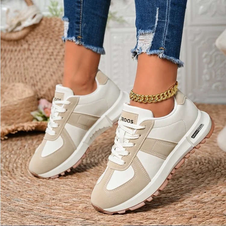 Fashion Striped Women's Lightw - Women'S Yellow Fashion Sneakers 评论和价格