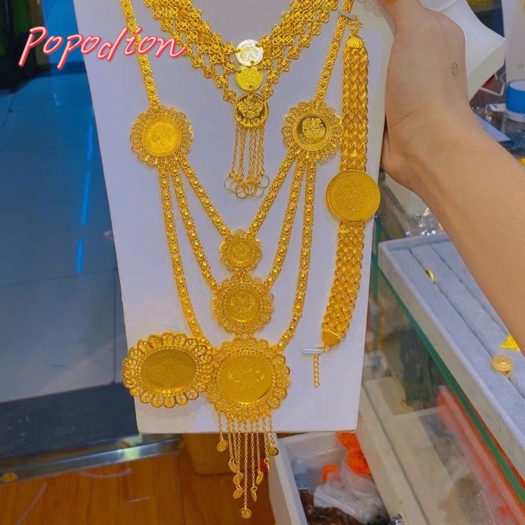 Popodion New Dubai 24K Gold Pl - Women'S Fashion Rings Gold 评论和价格