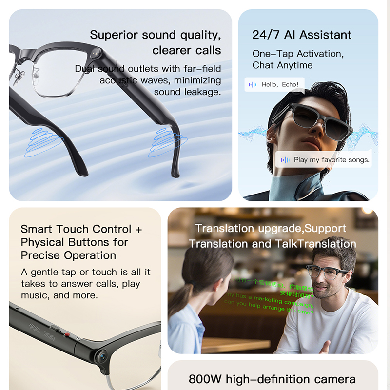 Fashion Smart Glasses HD Video - Women Fashion Video 评论和价格