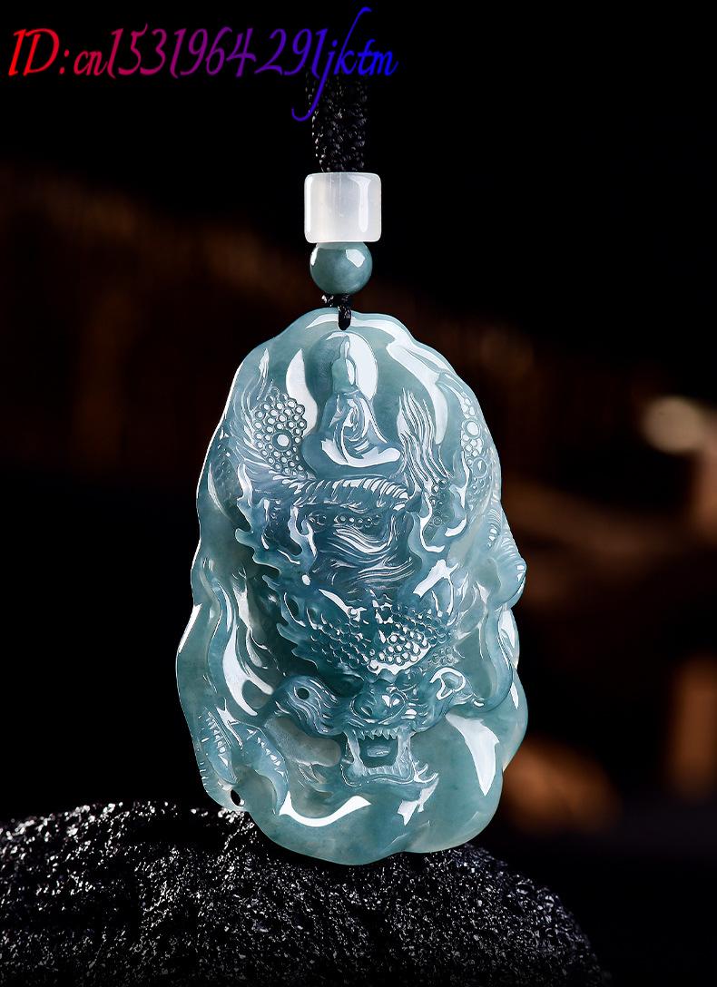 Natural Burmese Jadeite Dragon - Women Fashion Designers 评论和价格