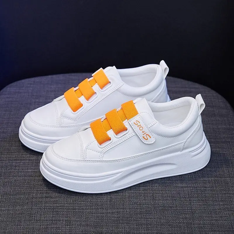 Versatile White High Top Sneak - Women'S Fashion Velcro Sneakers 评论和价格