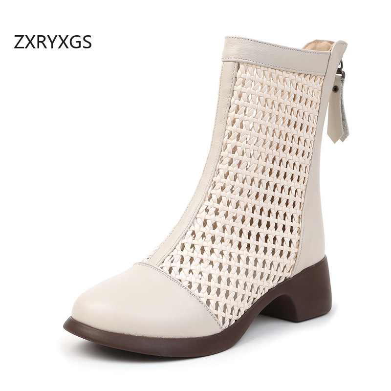 ZXRYXGS 2026 Top Cowhide Woven - Women Fashion Youtube 评论和价格
