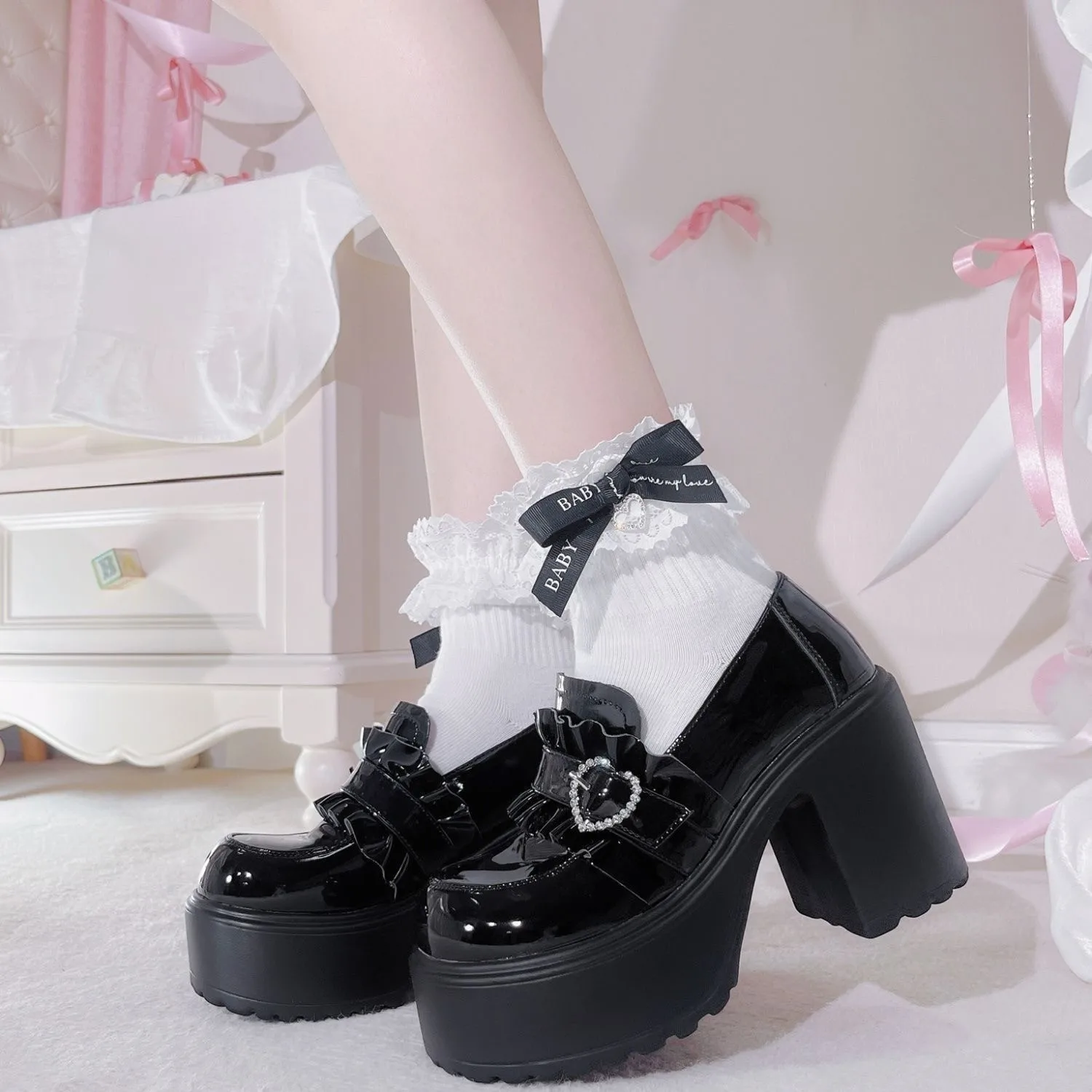 Thick Bottom Mary Jane Small L - Women Fashion Trend 2025 评论和价格