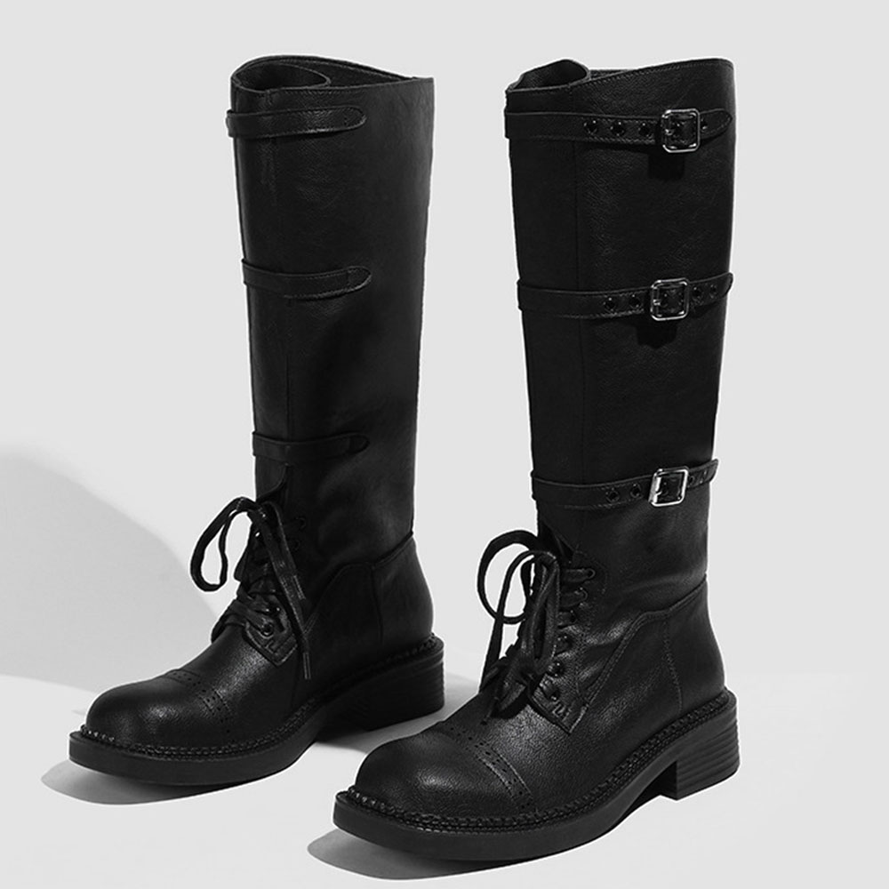 Women's Knee High Boots Vintag - Women'S Fashion Riding Boots 评论和价格