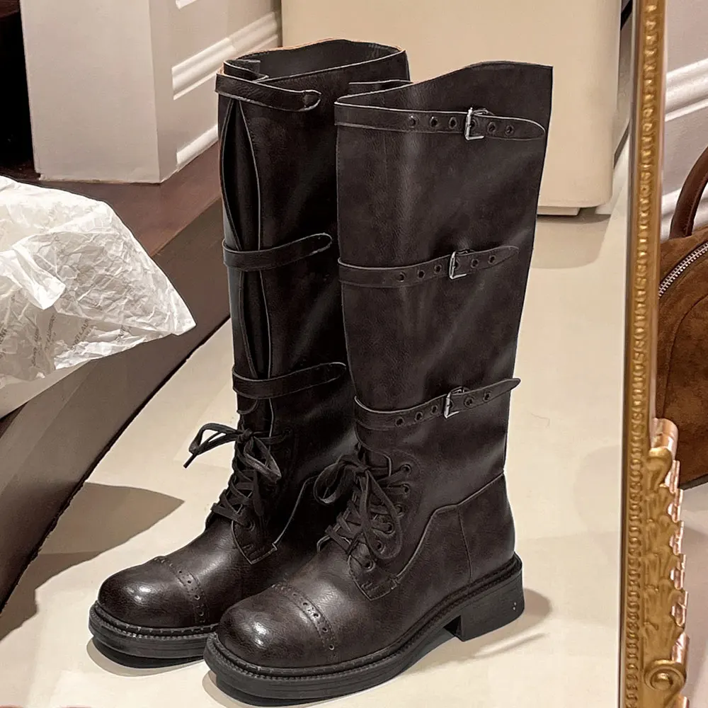 Women's Knee High Boots Vintag - Women'S Fashion Riding Boots 评论和价格