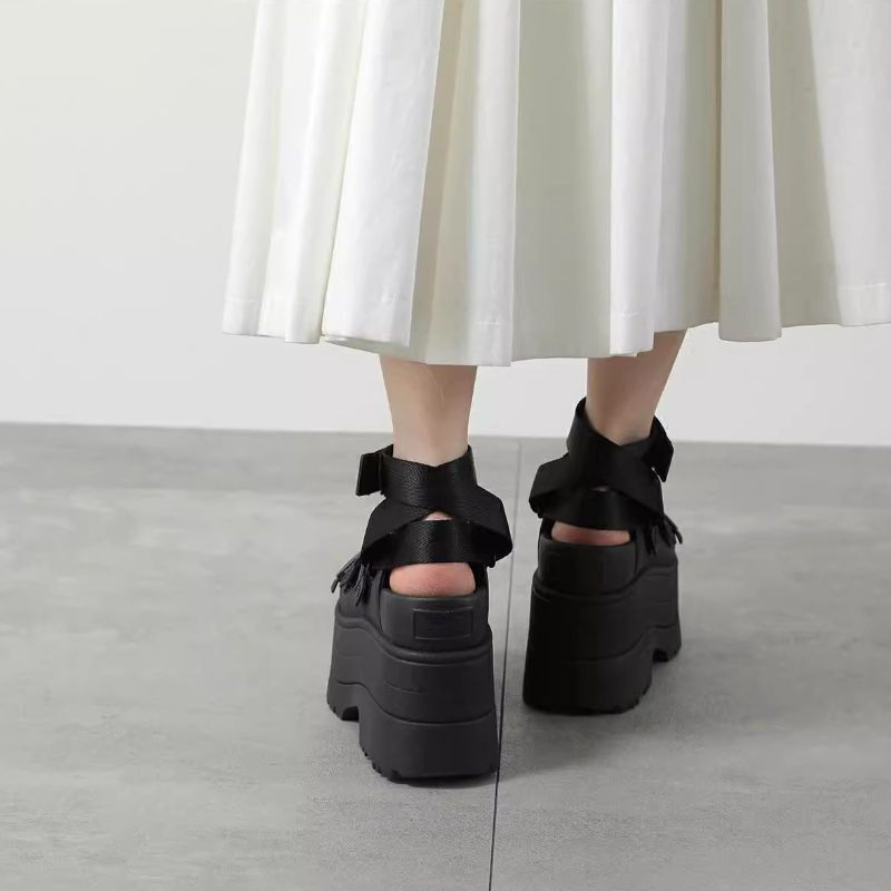 Women Summer High high heels S - Women'S Fashion Velcro Sneakers 评论和价格