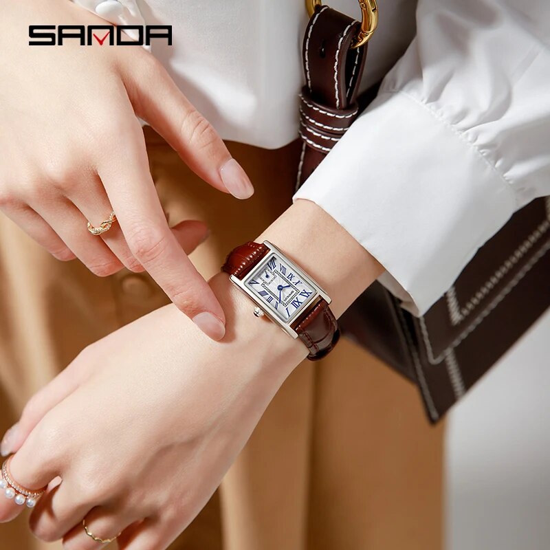 SANDA 1116 New Fashion 2024 El - Women'S Fashion Digital Watch 评论和价格