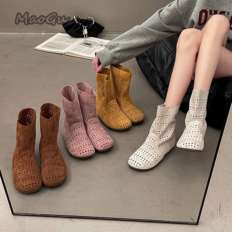 Women's Summer Boots Breathabl - Women Fashion Youtube 评论和价格
