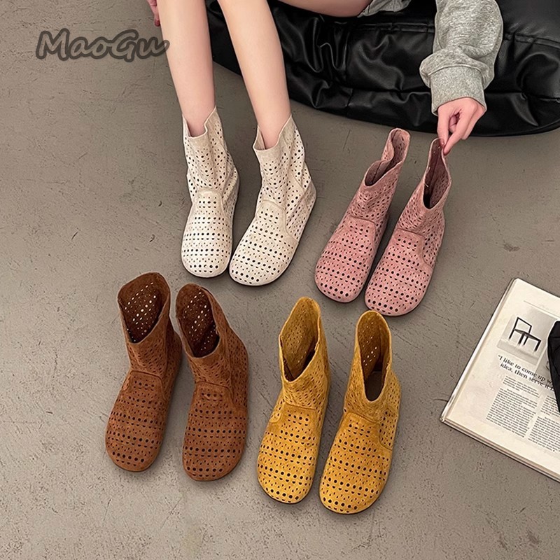 Women's Summer Boots Breathabl - Women Fashion Youtube 评论和价格
