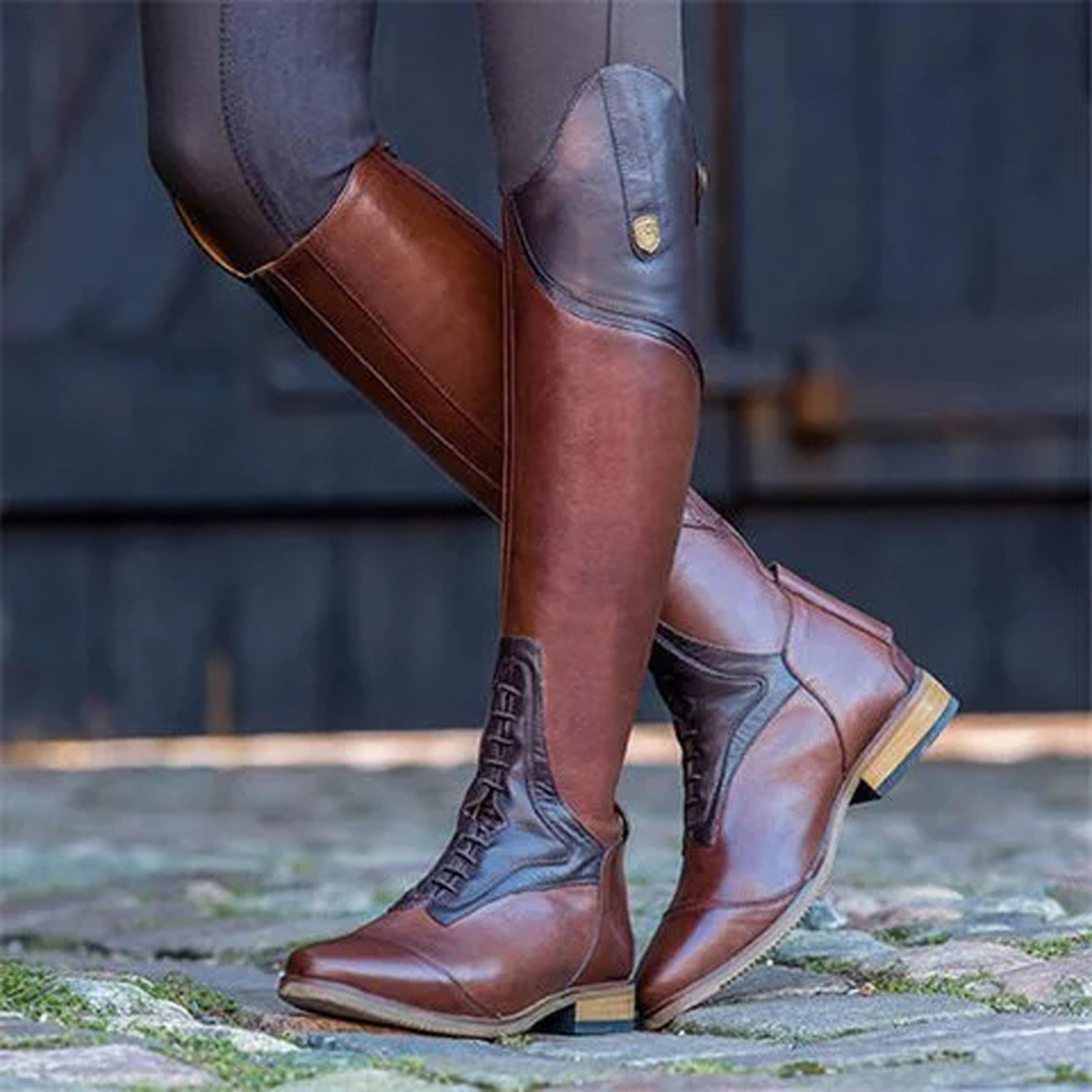 Knee High Boot Casual Boot Fas - Women'S Fashion Riding Boots 评论和价格