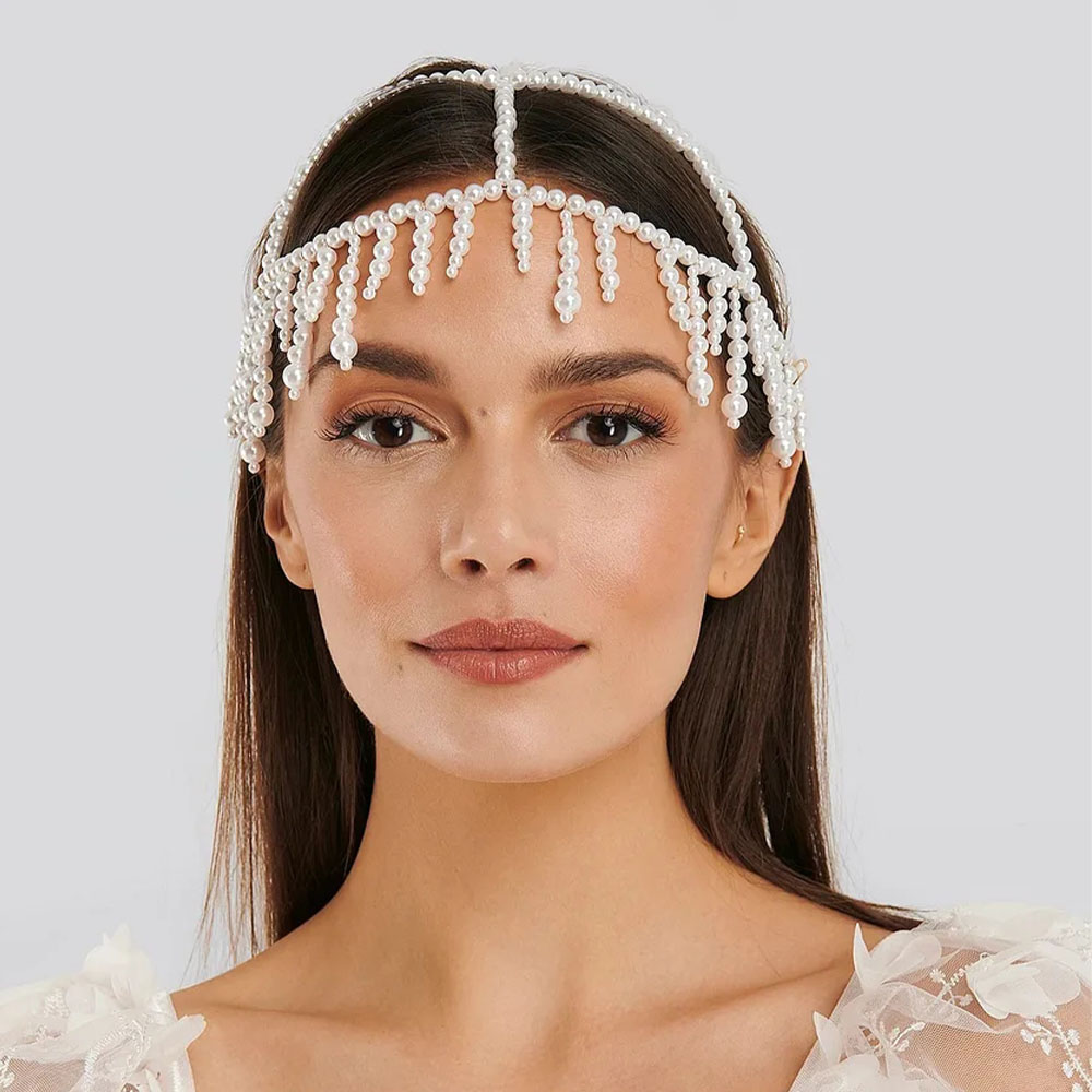 Stonefans Pearl Fringe Headpie - Women'S Fashion Roaring 20S 评论和价格