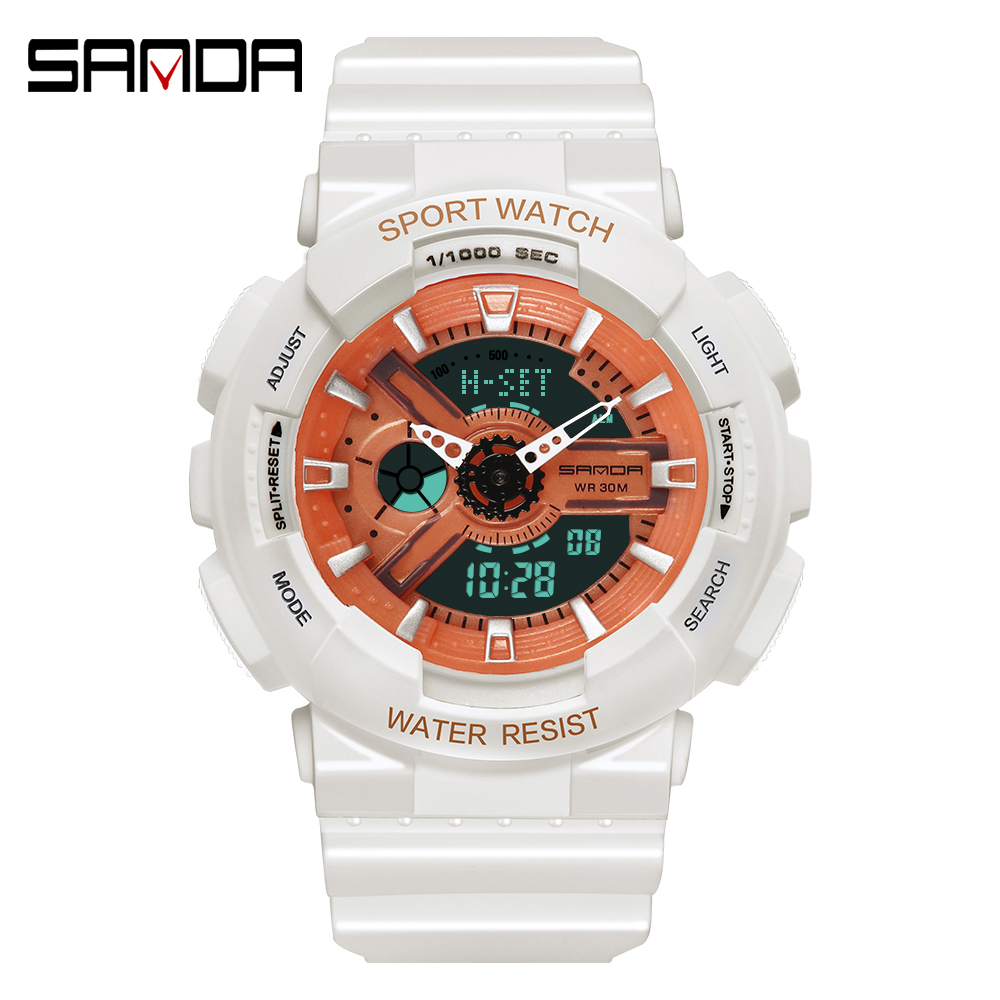 Fashion Sanda Top Brand Outdoo - Women'S Fashion Digital Watch 评论和价格