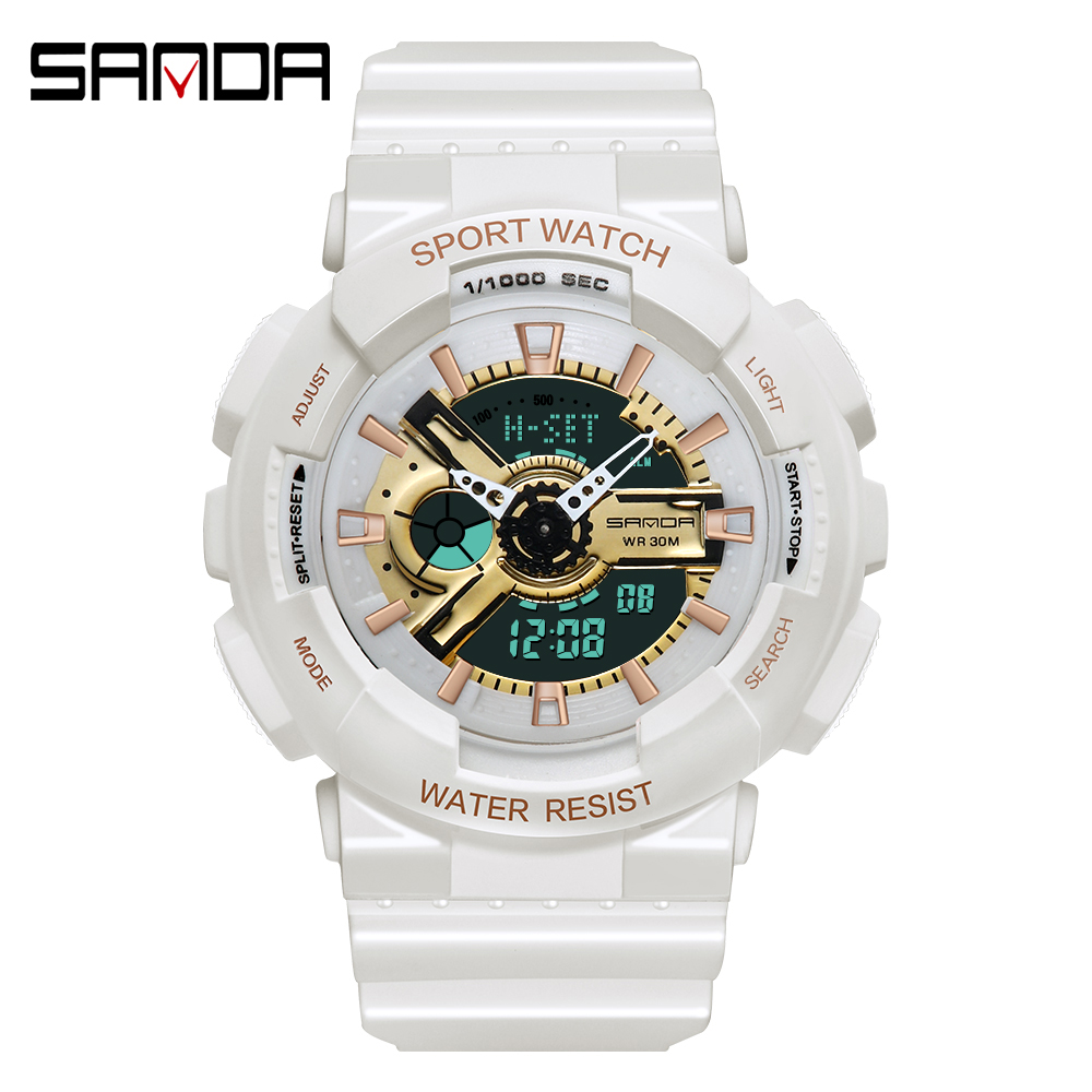 Fashion Sanda Top Brand Outdoo - Women'S Fashion Digital Watch 评论和价格
