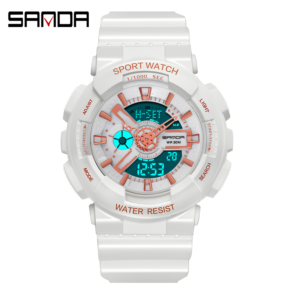Fashion Sanda Top Brand Outdoo - Women'S Fashion Digital Watch 评论和价格