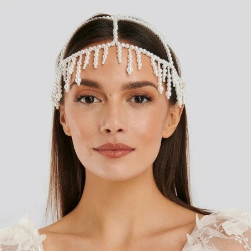 Fashion Pearl Fringe Headpiece - Women'S Fashion Roaring 20S 评论和价格