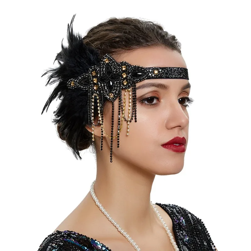 Vintage 1920s Flapper Headband - Women'S Fashion Roaring 20S 评论和价格