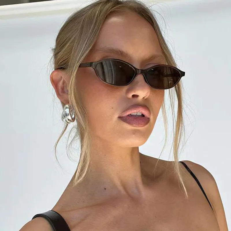 Retro Oval Frame Sunglasses Fa - Women'S Fashion Eyewear 评论和价格