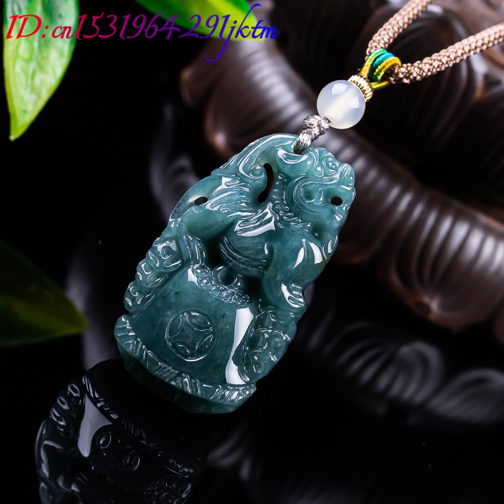 Burmese Jadeite Pixiu Pendant  - Women Fashion Designers 评论和价格