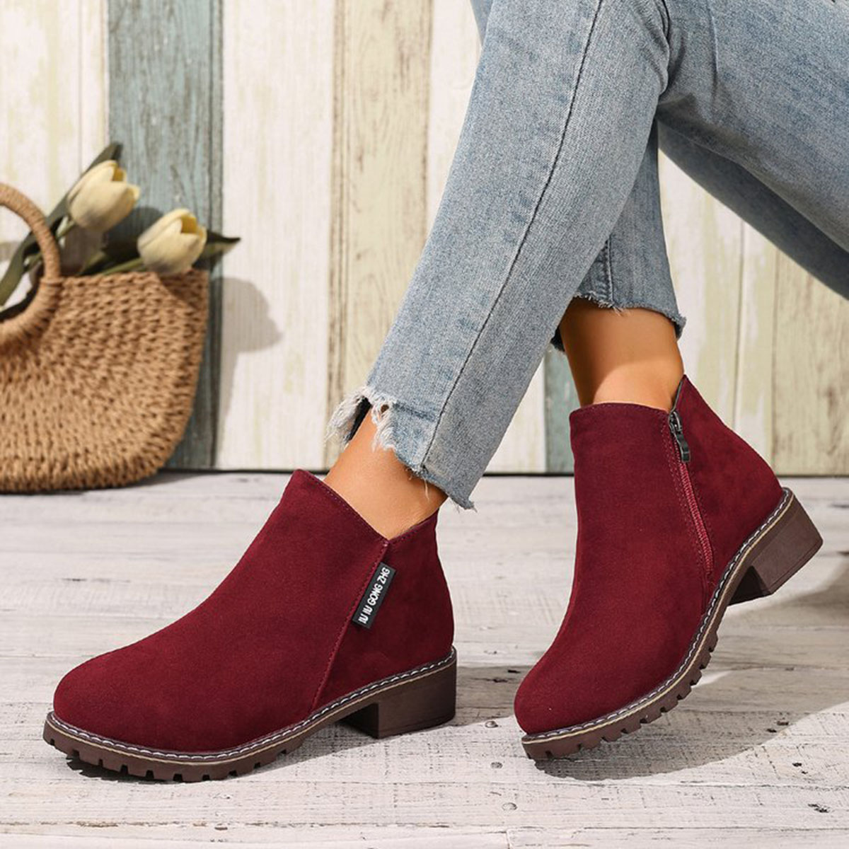 Women Autumn Winter Ankle Boot - Women'S Fashion Riding Boots 评论和价格