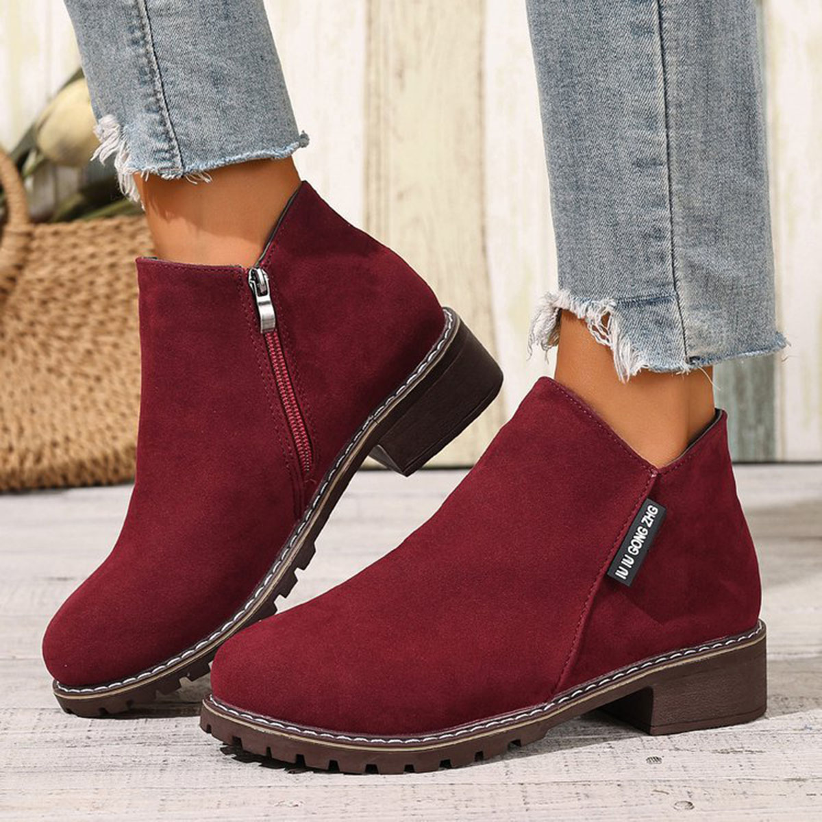 Women Autumn Winter Ankle Boot - Women'S Fashion Riding Boots 评论和价格
