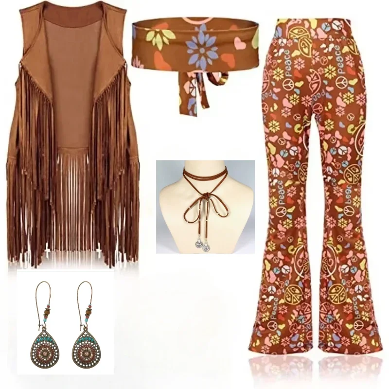 Hippie Disco 60s 70s Cosplay C - Women'S Fashion From The 70S 评论和价格