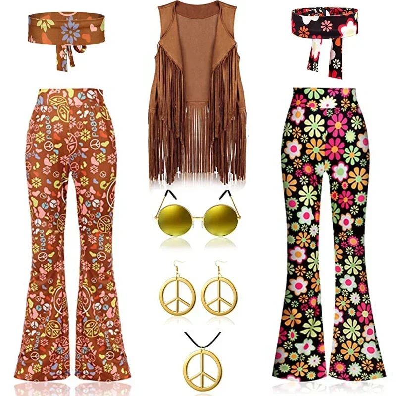 Hippie Disco 60s 70s Cosplay C - Women'S Fashion From The 70S 评论和价格