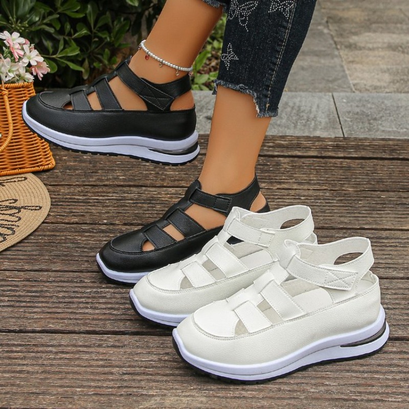 Womens Platform Sneaker Sandal - Women'S Fashion Velcro Sneakers 评论和价格