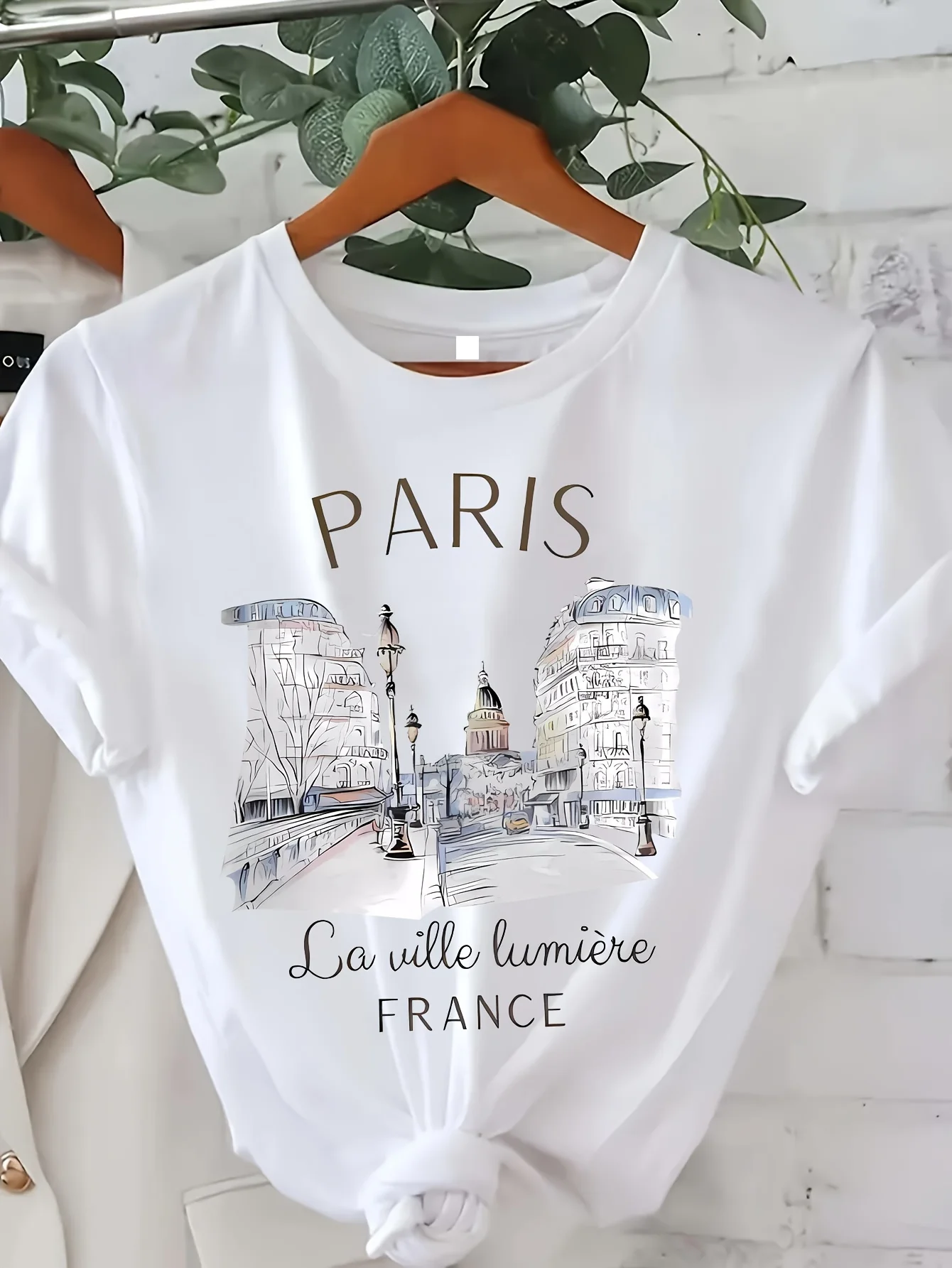 Fashion Graphic T Shirt Paris  - Women'S Fashion Paris 评论和价格