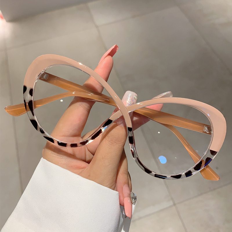 KAMMPT Oversized Oval Eyeglass - Women'S Fashion Glasses Non Prescription 评论和价格