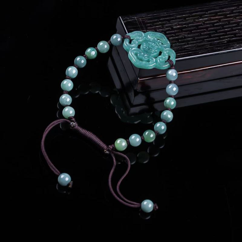 Natural Jadeite A-grade Bracel - Women Fashion Designers 评论和价格