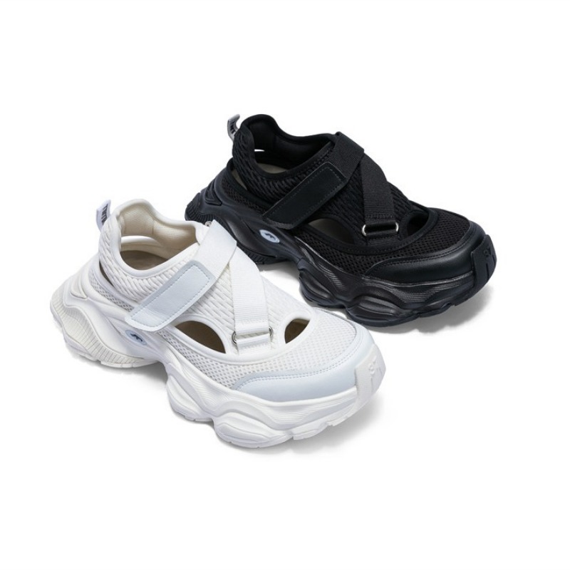 Women's Hollow Breathable Dad  - Women'S Fashion Velcro Sneakers 评论和价格