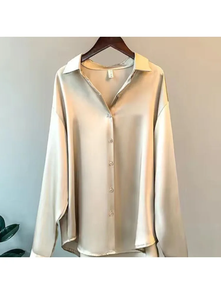 Plus Size Casual Women Silk Sh - Women'S Fashion Essentials 评论和价格