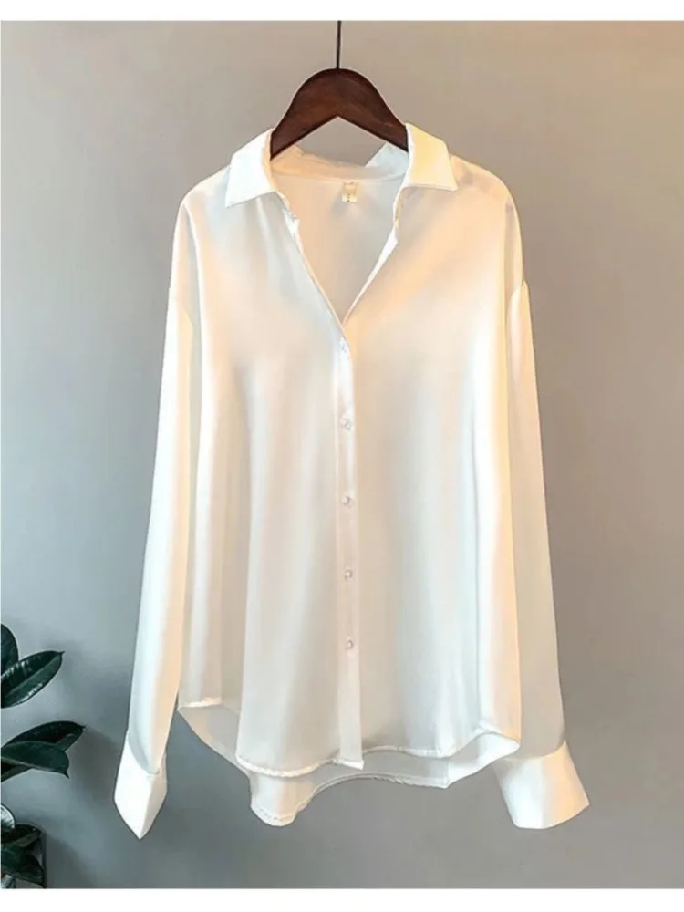 Plus Size Casual Women Silk Sh - Women'S Fashion Essentials 评论和价格