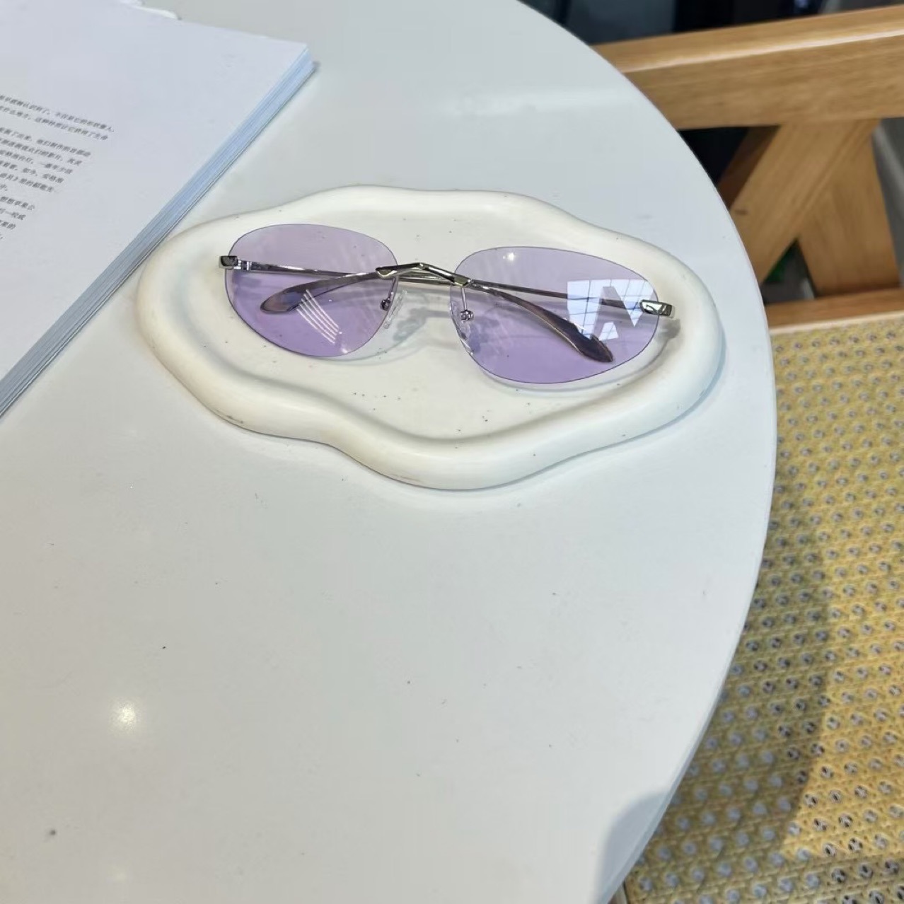 UV400 Rimless Shades, Cat Eye  - Women'S Fashion Essentials 评论和价格